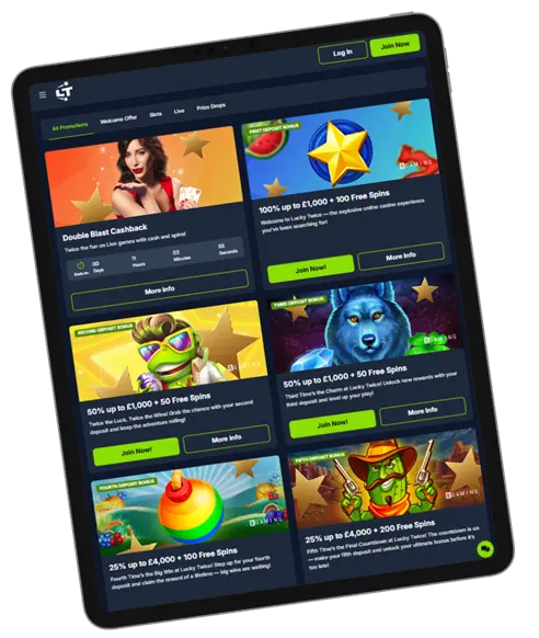 Lucky Twice Casino Bonus Codes