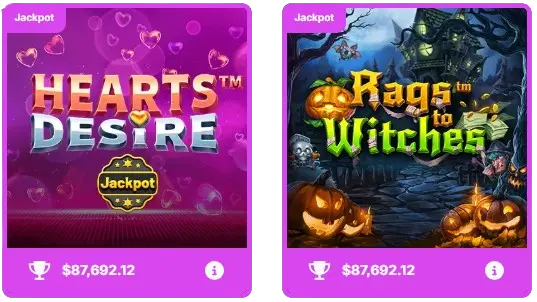 Lucky Twice Jackpots