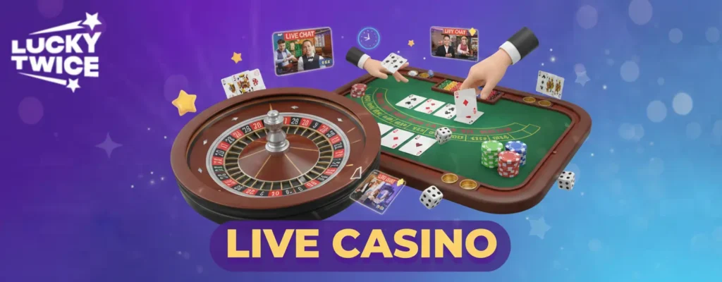 LuckyTwice live Casino