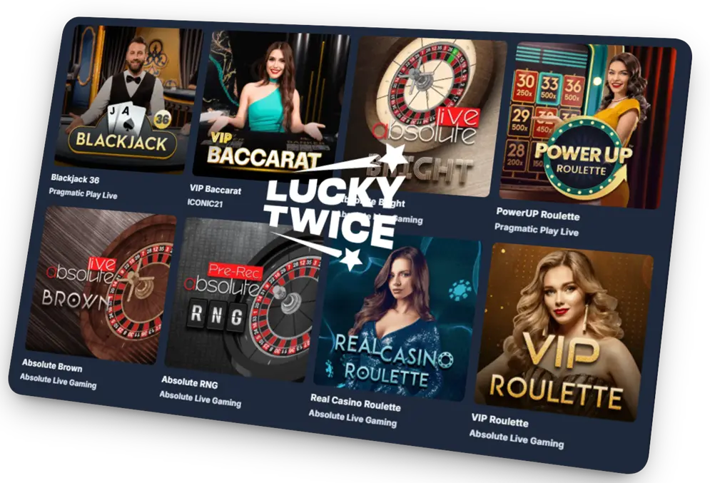 LuckyTwice live games